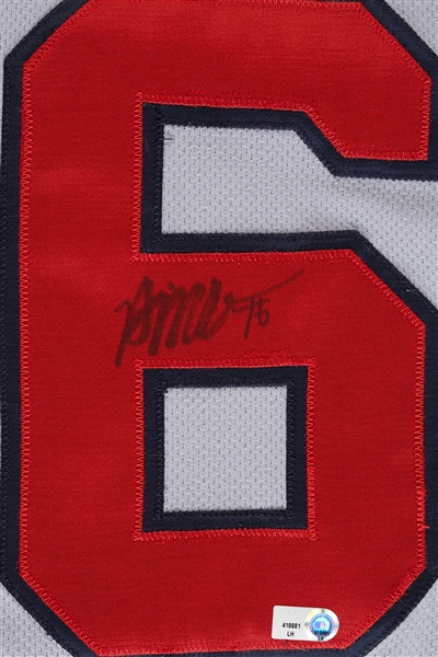 Brian McCann 2009 Braves Game-Used Signed Jersey (MLB)