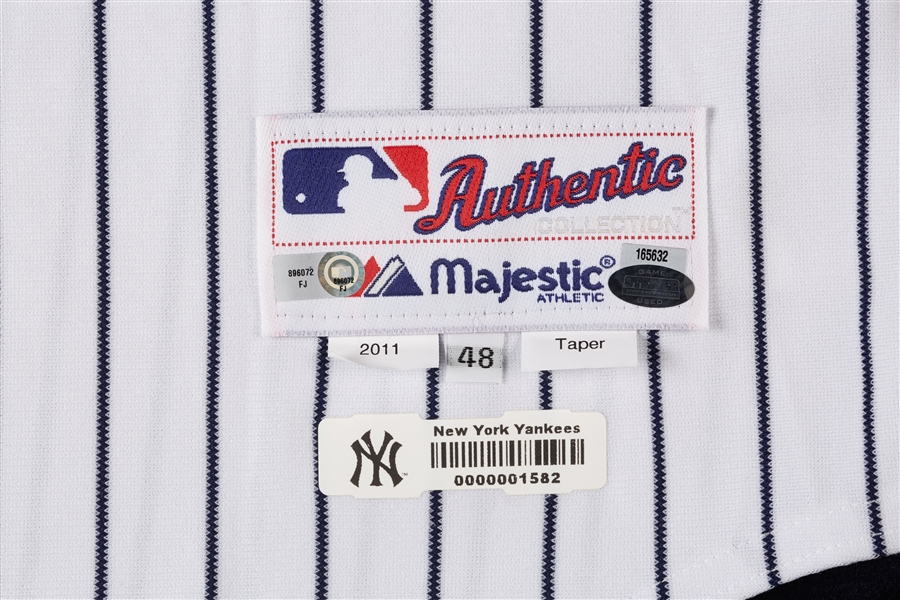 Eduardo Nunez 2011 Yankees Game-Used ALCS Jersey (MLB) (Steiner)