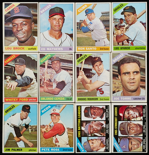 1966 Topps Baseball Near Set (516/598)