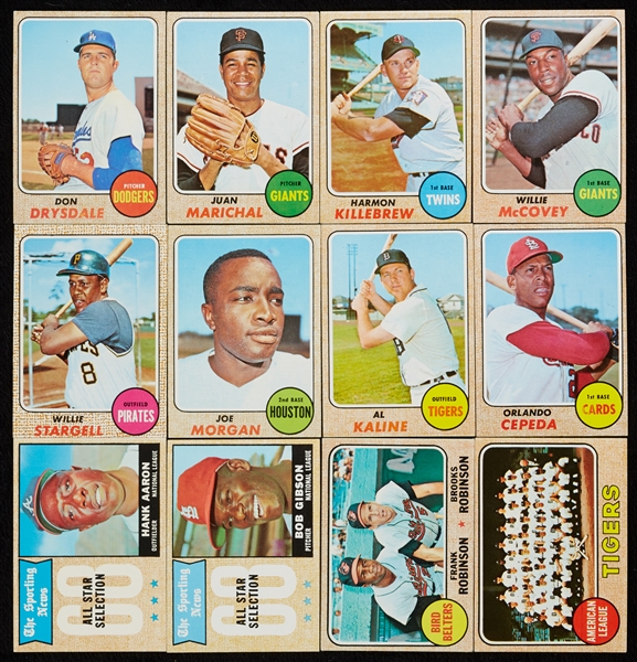 1968 Topps Baseball Near Set (576/598)