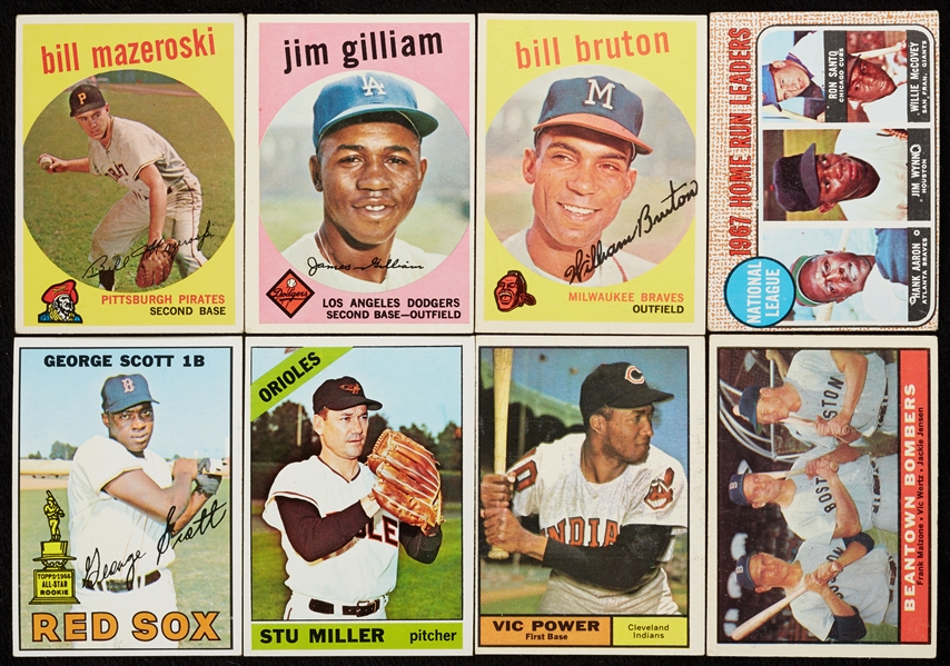 1959 to 1970’s Topps Baseball Huge Group With HOFers (1,087)