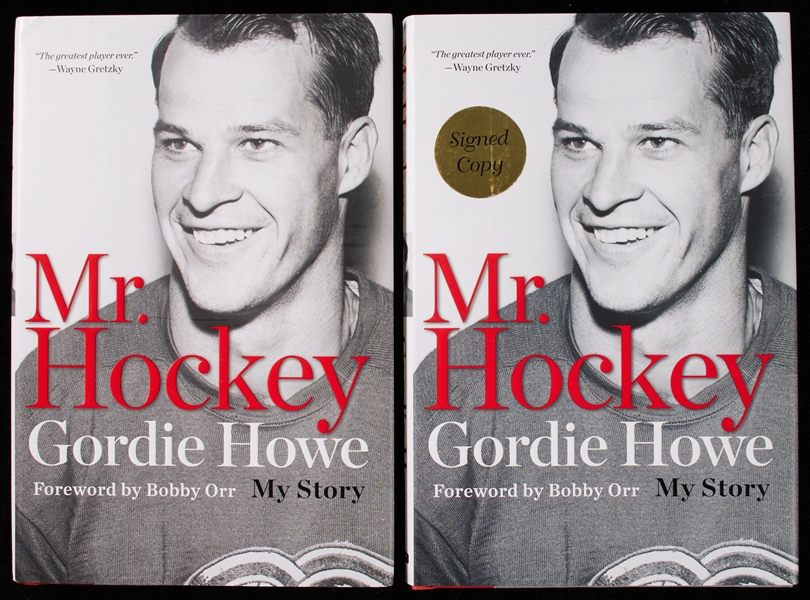 Gordie Howe Signed Books Pair (2)