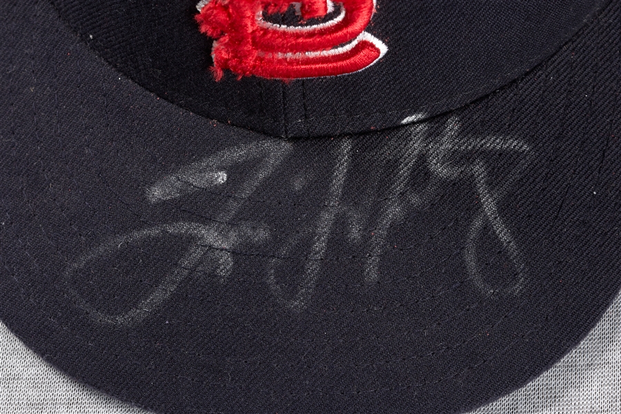 Tino Martinez Game-Used & Signed Cardinals Cap (BAS)