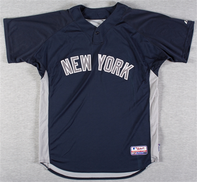 Andy Pettitte 2010 Yankees Game-Used Batting Practice Jersey (MLB)