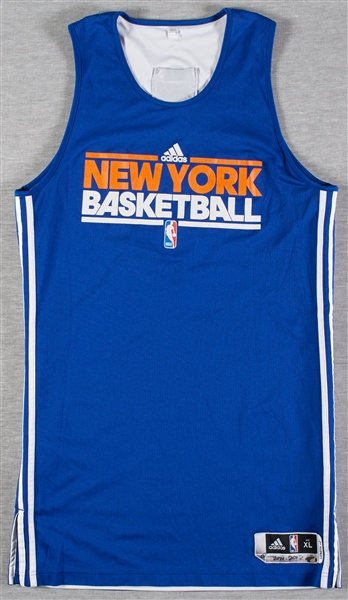 J.R. Smith 2011-12 Knicks Game-Used Reversible Practice Jersey (Steiner)