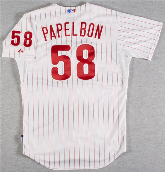 Jonathan Papelbon 2015 Phillies Game-Used Jersey (MLB)