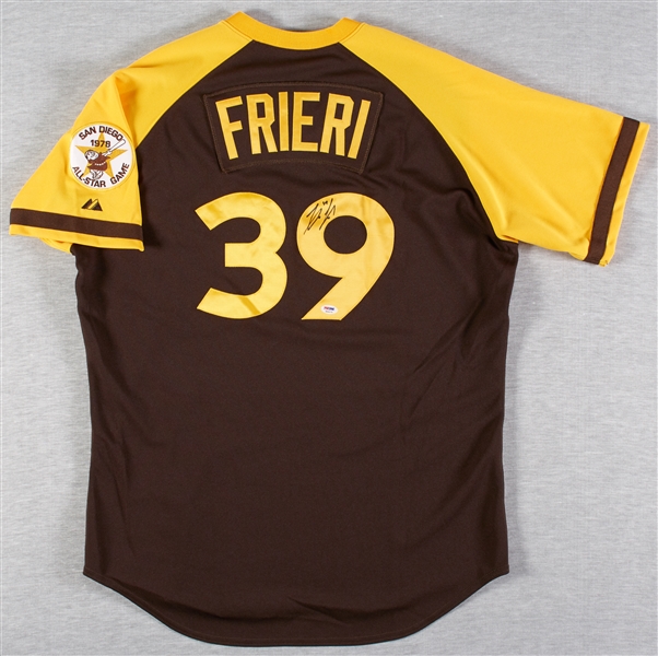 Ernesto Frieri 2009-12 Padres Game-Used Signed Turn Back The Clock Jersey (PSA/DNA)