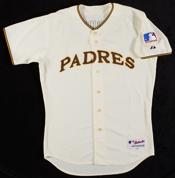 Kevin Correia 2009 Padres Signed Game-Used Turn Back The Clock Uniform (MLB)