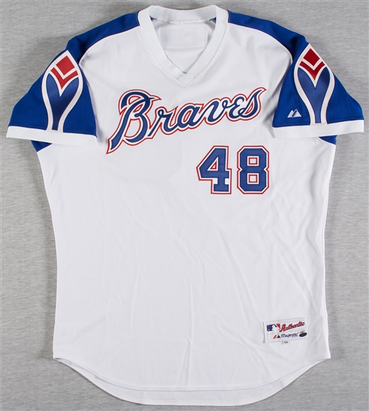 Tommy Hanson 2011 Braves Game-Used Civil Rights Game Jersey (MLB) (Steiner)
