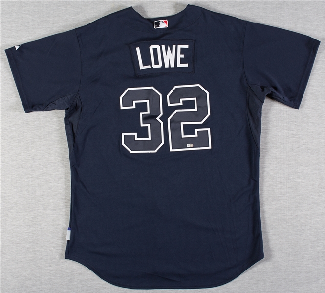 Derek Lowe 2010 Braves Game-Used Alternate Color Jersey (MLB)