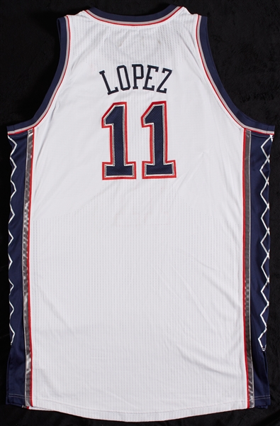 Brook Lopez 2011-12 Nets Game-Used Jersey w/ 35th Anniversary Patch (Steiner)