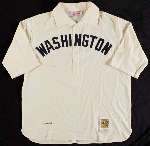 Chad Allen 2001 Washington Game-Used Mitchell & Ness Turn Back The Clock Jersey 