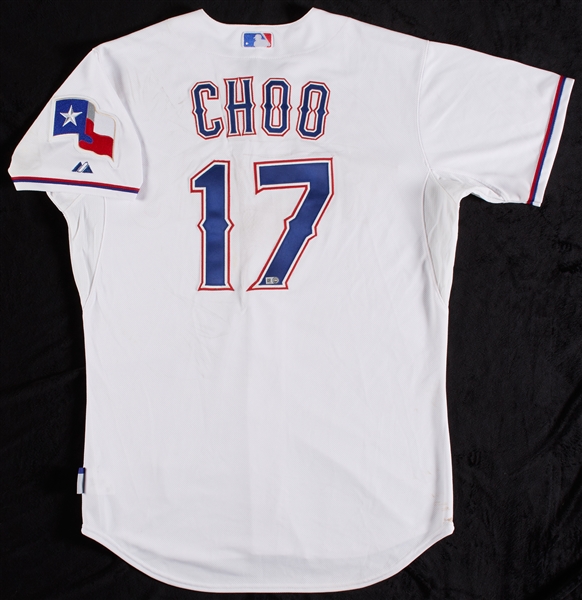 Shin Soo Choo 2014 Rangers Game-Used Jersey (MLB)