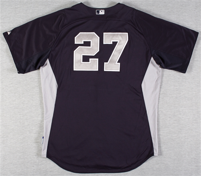 Raul Ibanez 2012 Yankees Game-Used Spring Training Jersey (MLB) (Steiner)