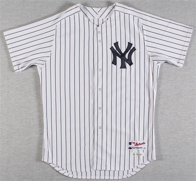 Jayson Nix 2012 Yankees Game-Used Spring Training Jersey (MLB) (Steiner)