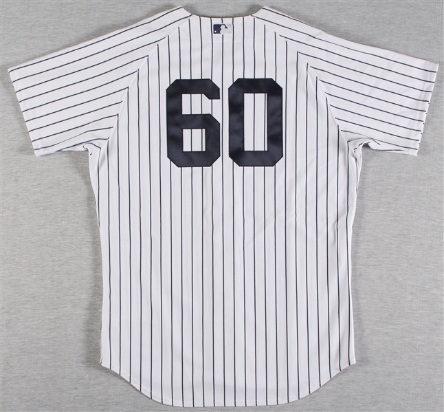 Jayson Nix 2012 Yankees Game-Used Spring Training Jersey (MLB) (Steiner)