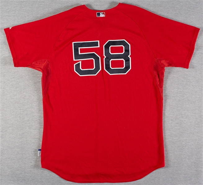 Jonathan Papelbon 2011 Red Sox Game-Used Jersey (MLB) (Steiner)