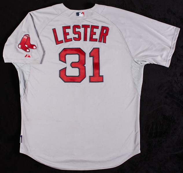 Jon Lester 2014 Red Sox Game-Used Jersey (MLB) (Steiner)