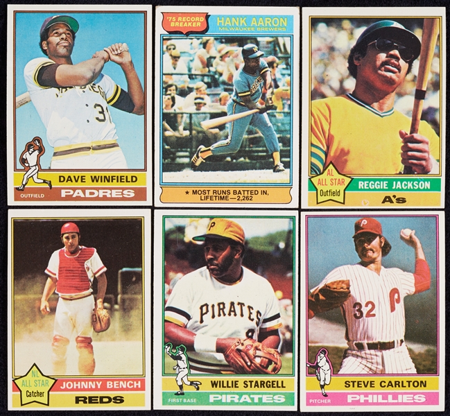 1976 Topps Baseball High-Grade Complete Set with Traded (704)