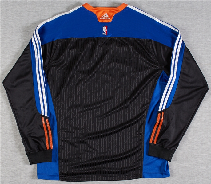 Landry Fields 2010-11 Knicks Game-Used Shooting Shirt (Steiner) 