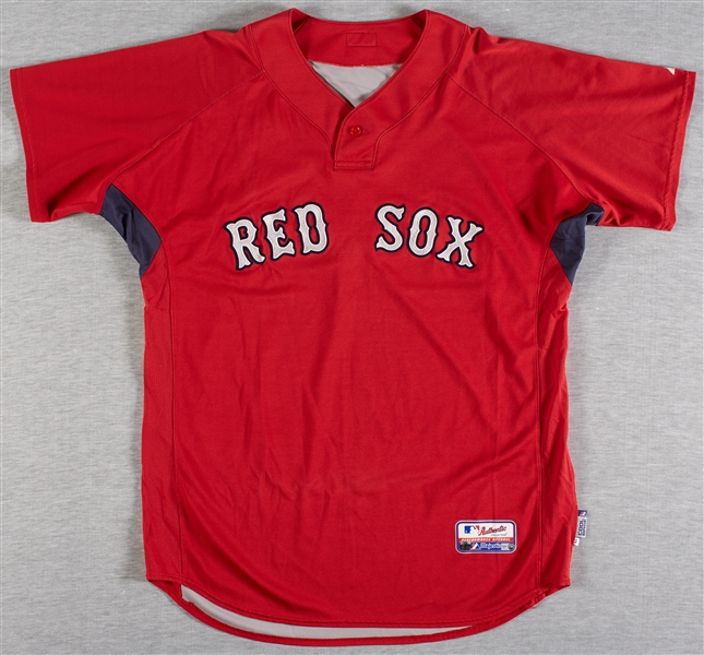 Adrian Beltre 2010 Red Sox Game-Used Batting Practice Jersey (MLB) (Steiner) 