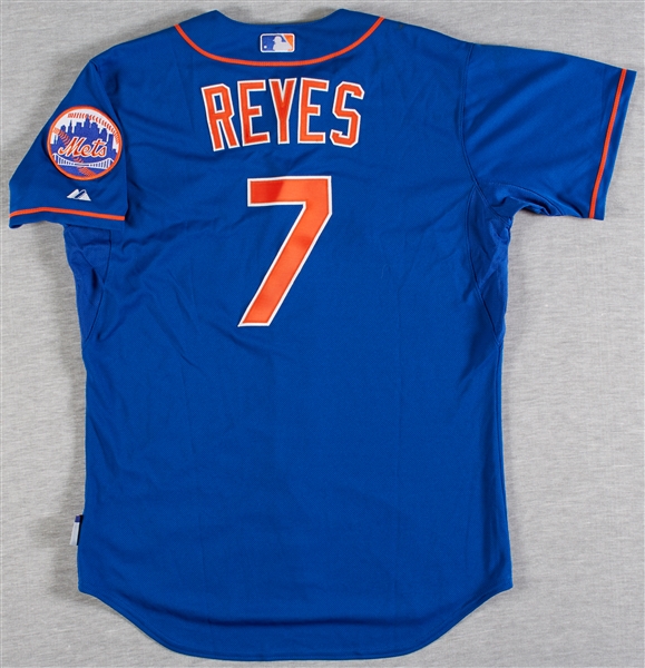 Jose Reyes 2011 Mets Game-Used Los Mets Jersey (MLB)