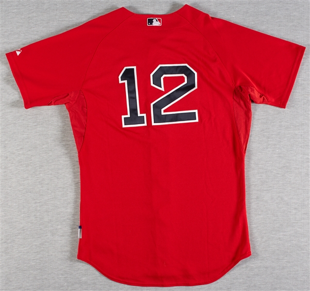 Jed Lowrie 2009 Red Sox Game-Used Jersey (MLB) (Steiner)