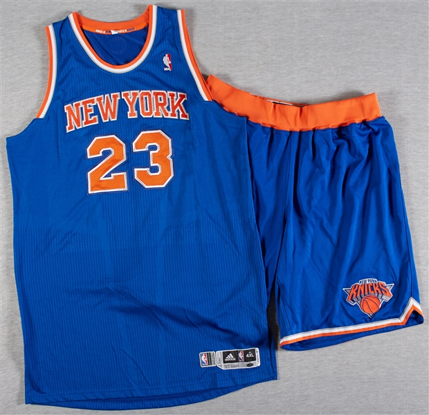 Marcus Camby 2012-13 Knicks Pre-Season Jersey and Shorts (Steiner)