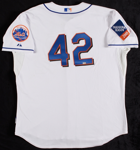 J.J. Putz 2009 Mets Game-Used Jackie Robinson Day Style Jersey (MLB)