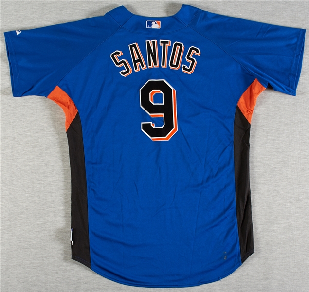 Omir Santos 2009 Mets Game-Used Spring Training Jersey (MLB)