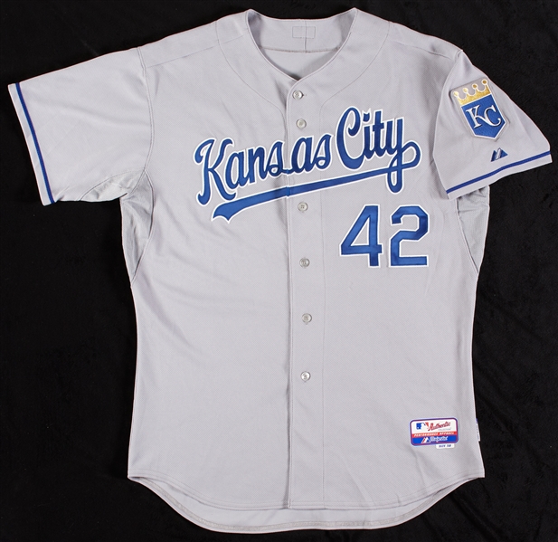 Royals Game-Used Jackie Robinson Day Style Jersey 