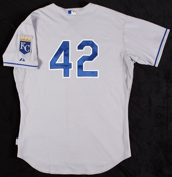 Royals Game-Used Jackie Robinson Day Style Jersey 