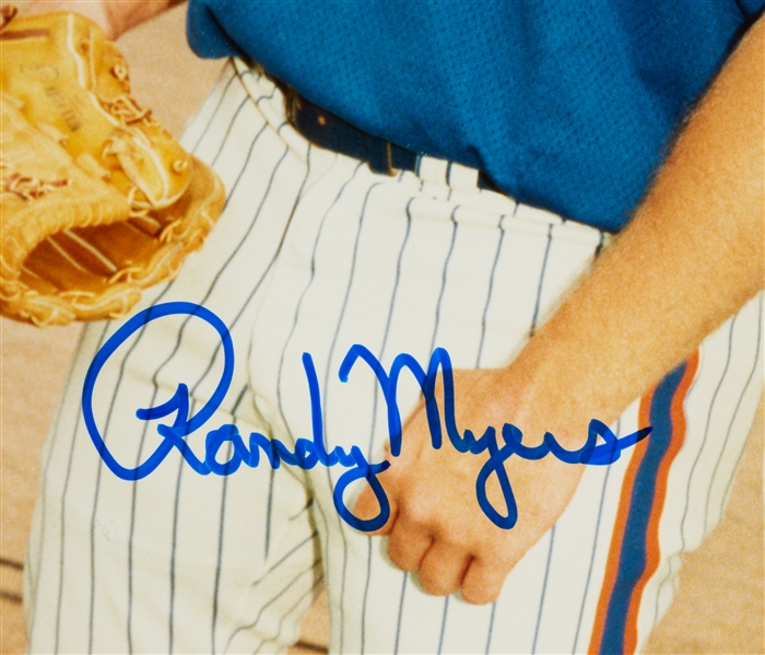 Randy Myers & Mitch Williams Signed 8x10 Photos Hoard (83)