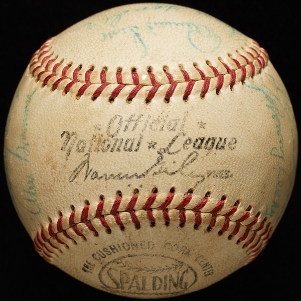 1966 Pittsburgh Pirates Team-Signed ONL Baseball with Roberto Clemente (15) (BAS)