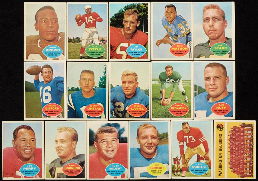 1960 Topps Football Complete Set (132)