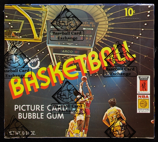 1972-73 Topps Basketball Wax Box (24) (Fritsch/BBCE)