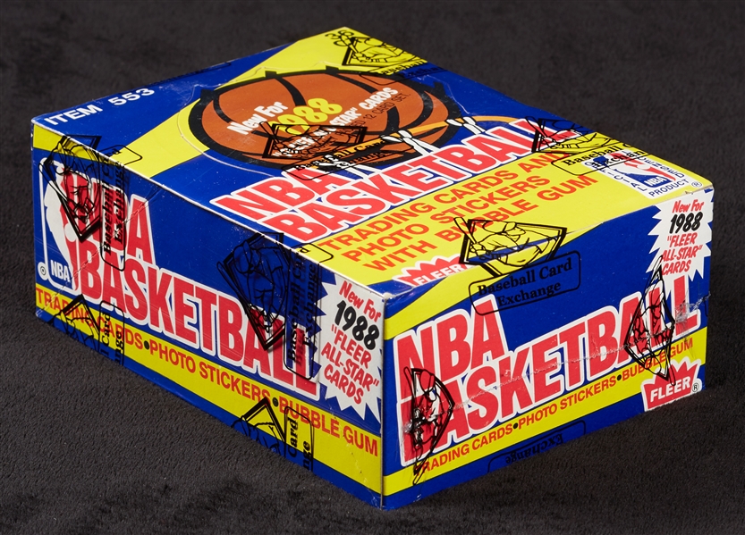 1988-89 Fleer Basketball Wax Box (36) (Fritsch/BBCE)