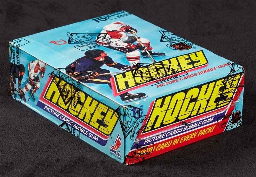 1977-78 Topps Hockey Wax Box in 76-77 Wrappers (36) (Fritsch/BBCE)