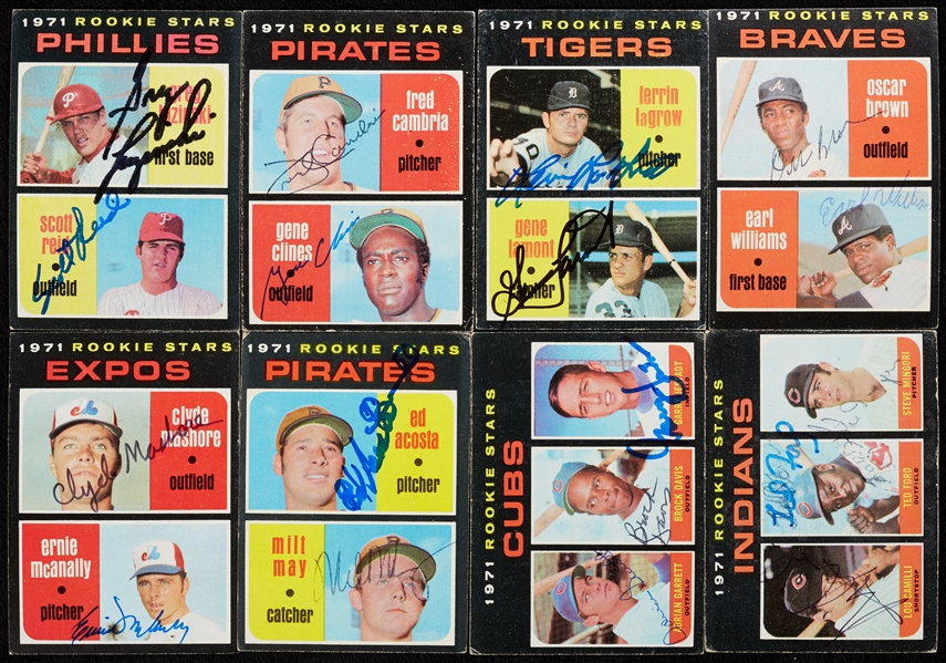 1971 Topps Baseball Signed Group (331)