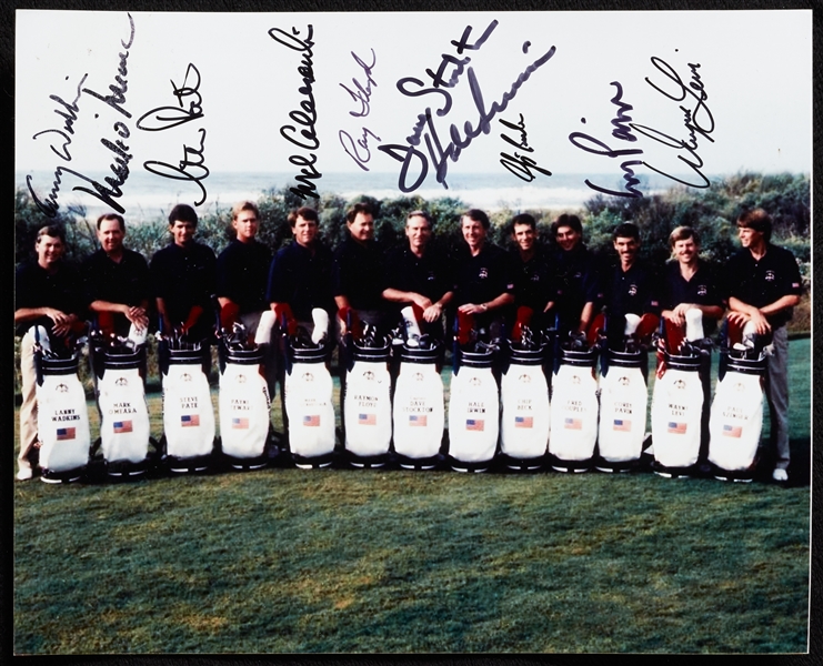 1991 Ryder Cup Multi-Signed 8x10 Photo (10)