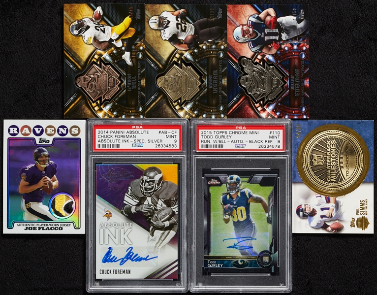 Modern Football Autographs/Inserts Group with Todd Gurley 2015 Topps Chrome Black Refractor Mini (7)