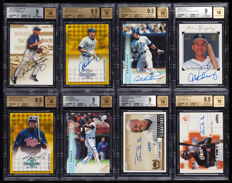 1990-99 Ultimate Baseball Card Pack-Pulled Collection with Mantle, Williams, Jeter, Griffey, DiMaggio, Aaron, Mays (1,902 Signed Cards) 