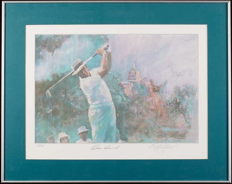 Sam Snead Signed Spitzmiller Lithograph in Frame (258/700) (BAS)