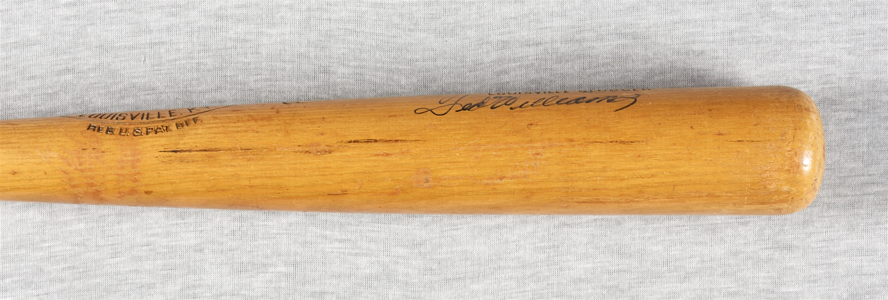 Ted Williams 1951-55 Game-Used & Signed H&B Louisville Slugger Bat (JSA) (Graded MEARS A8)