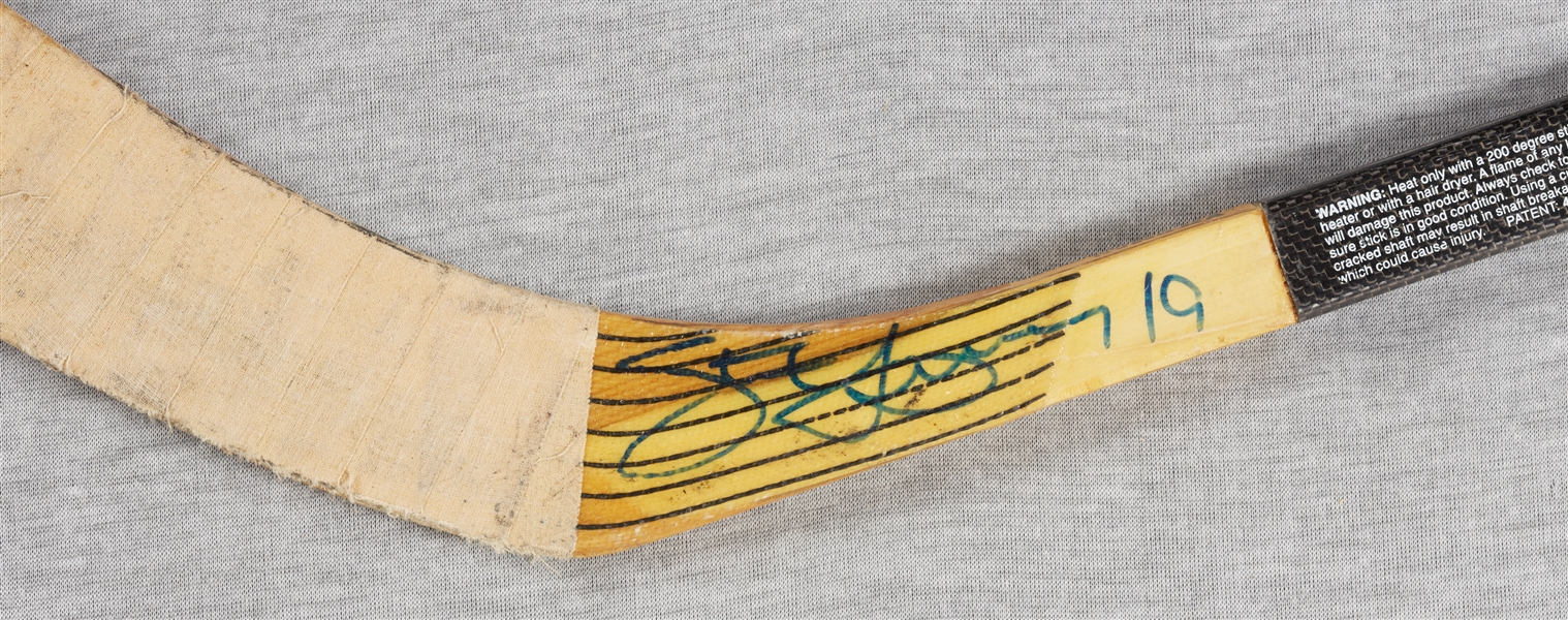 Steve Yzerman Game-Used & Signed Louisville Stick (BAS)