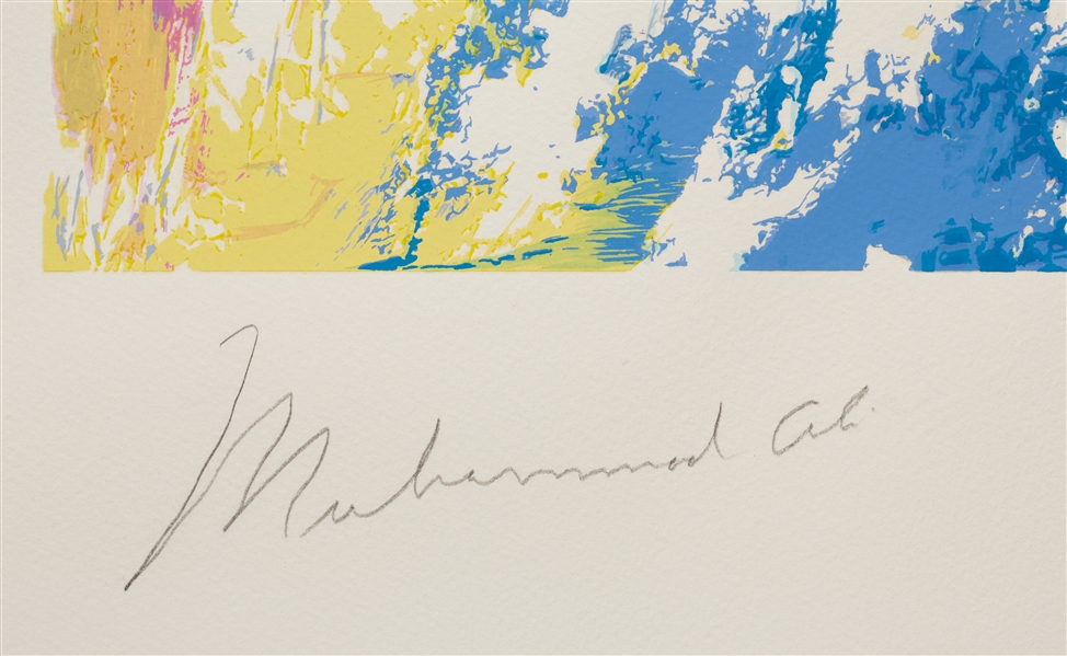 Muhammad Ali & LeRoy Neiman Signed Serigraph (800/850) (BAS)
