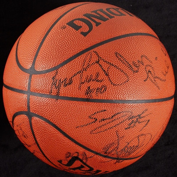 1999-00 Los Angeles Lakers World Champions Team-Signed Basketball with Kobe & Shaq (10) (PSA/DNA)