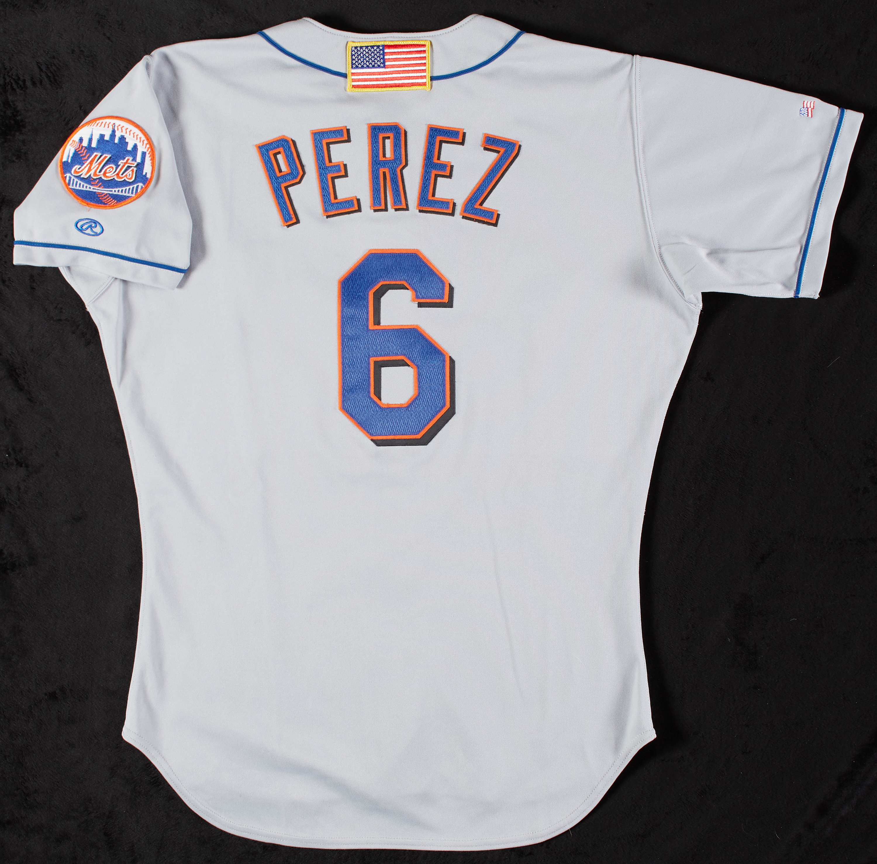 Lot Detail - Timo Perez 2001 Game-Used Mets Jersey (Mets Amazin