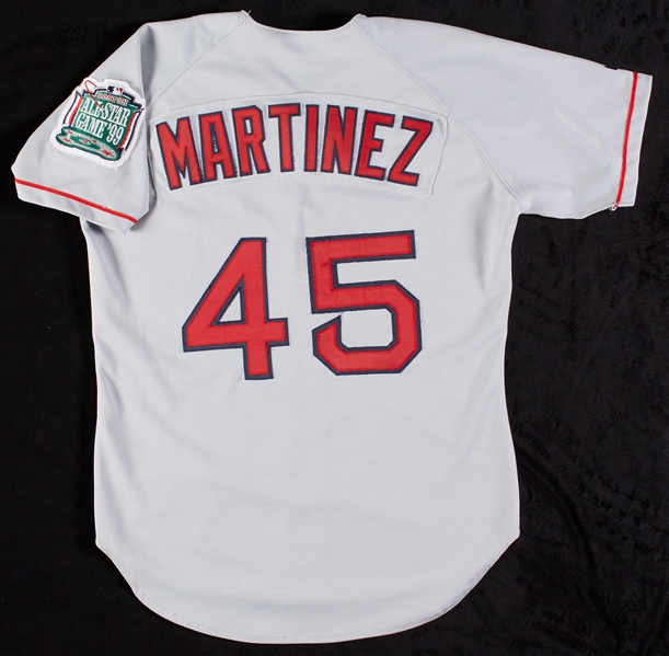 Pedro Martinez 1999 Red Sox Game-Worn Cy Young Season Road Jersey