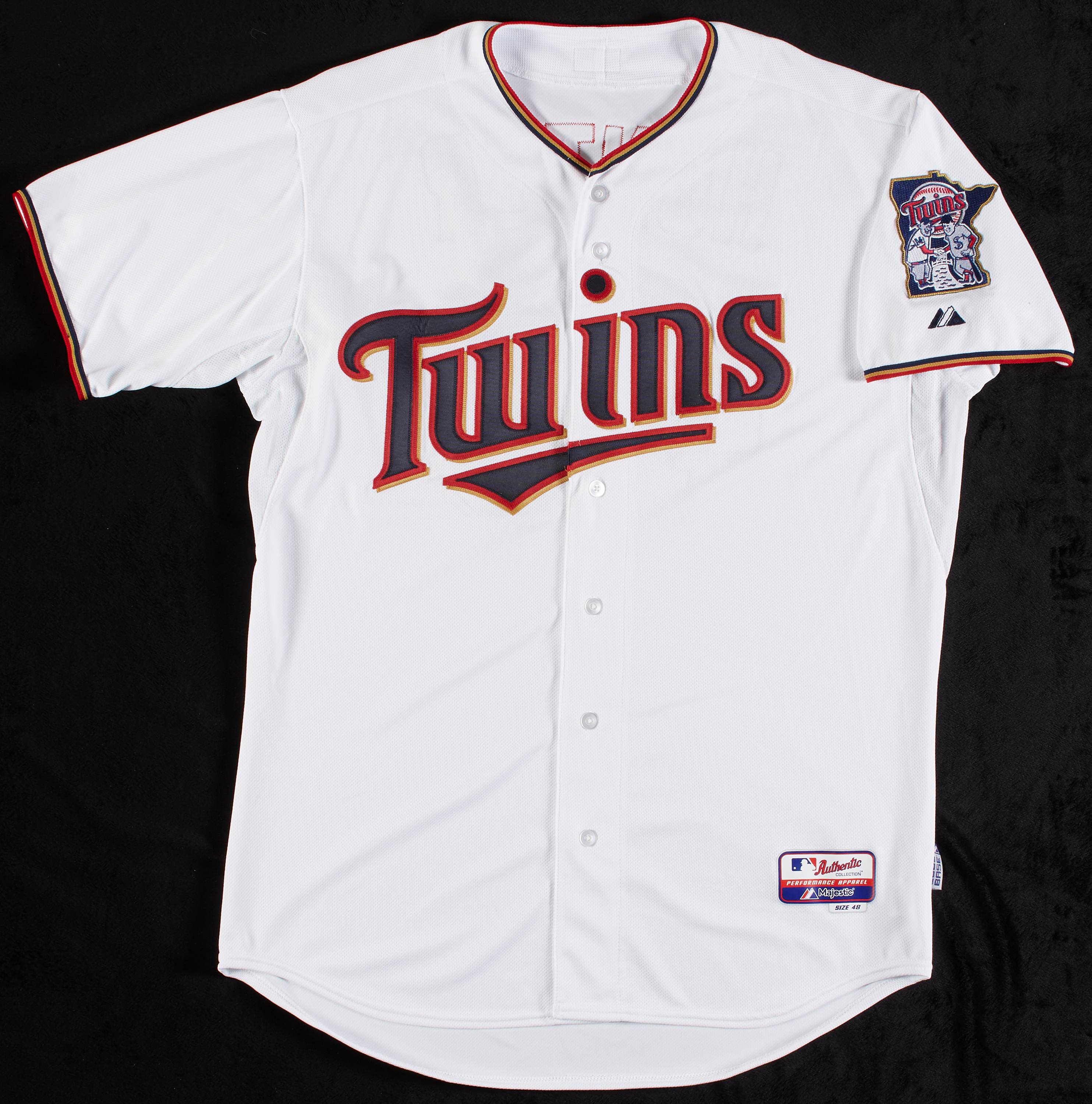 Lot Detail - Torii Hunter Signed Twins Jersey with Multiple